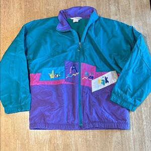 Vintage color block Jacket